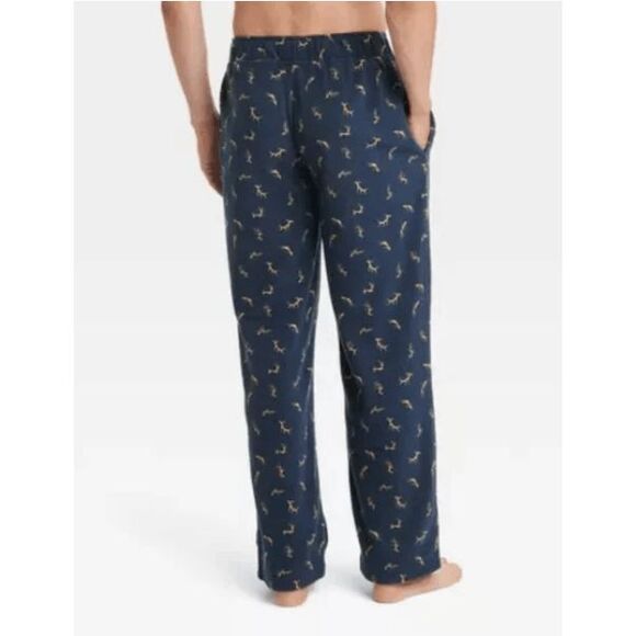 Goodfellow NWT size LT microfleece pajama pants hunting deer antlers - Picture 2 of 6